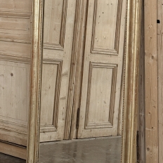 19th Century French Louis XVI Giltwood Mirror with Lovebirds