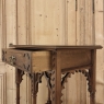 19th Century French Walnut Gothic Pedestal ~ Etagere End Table