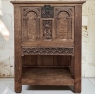 Antique Gothic Revival Raised Cabinet ~ Dry Bar