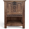 Antique Gothic Revival Raised Cabinet ~ Dry Bar
