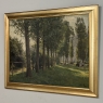 Antique Belgian Oil on Canvas Painting “Cows Grazing” by Xavier Wurth (1869-1933)