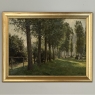 Antique Belgian Oil on Canvas Painting “Cows Grazing” by Xavier Wurth (1869-1933)