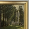 Antique Belgian Oil on Canvas Painting “Cows Grazing” by Xavier Wurth (1869-1933)