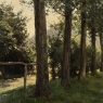 Antique Belgian Oil on Canvas Painting “Cows Grazing” by Xavier Wurth (1869-1933)