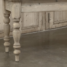 19th Century Stripped English Pine Dining Table