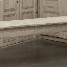 19th Century Stripped English Pine Dining Table