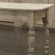 19th Century Stripped English Pine Dining Table