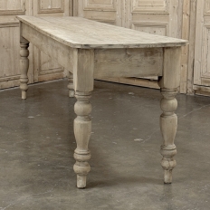 19th Century Stripped English Pine Dining Table