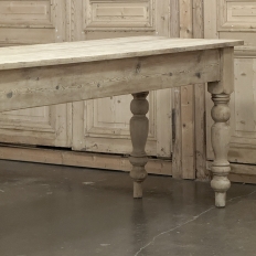 19th Century Stripped English Pine Dining Table