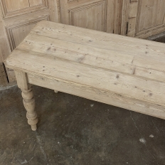 19th Century Stripped English Pine Dining Table