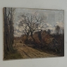 Late 19th Century Pastoral Oil Painting Signed J.B. François