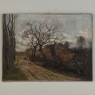 Late 19th Century Pastoral Oil Painting Signed J.B. François