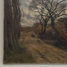 Late 19th Century Pastoral Oil Painting Signed J.B. François