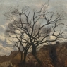 Late 19th Century Pastoral Oil Painting Signed J.B. François