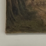 Late 19th Century Pastoral Oil Painting Signed J.B. François