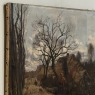 Late 19th Century Pastoral Oil Painting Signed J.B. François