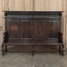 19th Century English Renaissance Revival Oak Hall Bench