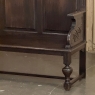 19th Century English Renaissance Revival Oak Hall Bench