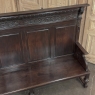 19th Century English Renaissance Revival Oak Hall Bench
