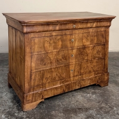19th Century French Louis Philippe Walnut Commode