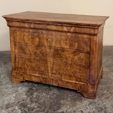 19th Century French Louis Philippe Walnut Commode