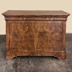 19th Century French Louis Philippe Walnut Commode