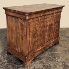 19th Century French Louis Philippe Walnut Commode