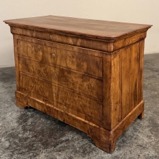 19th Century French Louis Philippe Walnut Commode