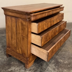 19th Century French Louis Philippe Walnut Commode