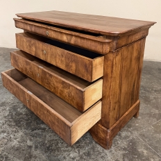19th Century French Louis Philippe Walnut Commode