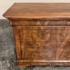 19th Century French Louis Philippe Walnut Commode