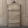 19th Century Country French Louis XV Stripped Oak Trumeau Mirror