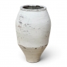 19th Century Greek Whitewashed Terracotta Olive Jar