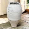 19th Century Greek Whitewashed Terracotta Olive Jar