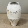 19th Century Greek Whitewashed Terracotta Olive Jar