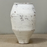 19th Century Greek Whitewashed Terracotta Olive Jar