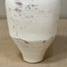 19th Century Greek Whitewashed Terracotta Olive Jar