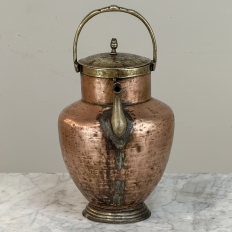 19th Century Copper and Brass Kitchen Watering Pot