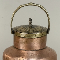19th Century Copper and Brass Kitchen Watering Pot