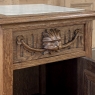 Rustic Antique Neoclassical Marble Top Nightstand ~ Pedestal