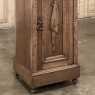 Rustic Antique Neoclassical Marble Top Nightstand ~ Pedestal