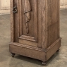 Rustic Antique Neoclassical Marble Top Nightstand ~ Pedestal