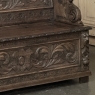19th Century French Renaissance Revival Oak Trunk ~ Hall Bench