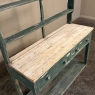 19th Century English Painted Pine Dresser with Plate Rack