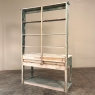 19th Century English Painted Pine Dresser with Plate Rack