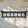 19th Century Dutch Wrought Iron Coat Rack with Delft Tiles