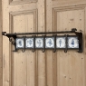 19th Century Dutch Wrought Iron Coat Rack with Delft Tiles