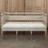 18th Century Swedish Gustavian Neoclassical Scraped Painted Bench