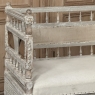 18th Century Swedish Gustavian Neoclassical Scraped Painted Bench