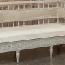 18th Century Swedish Gustavian Neoclassical Scraped Painted Bench